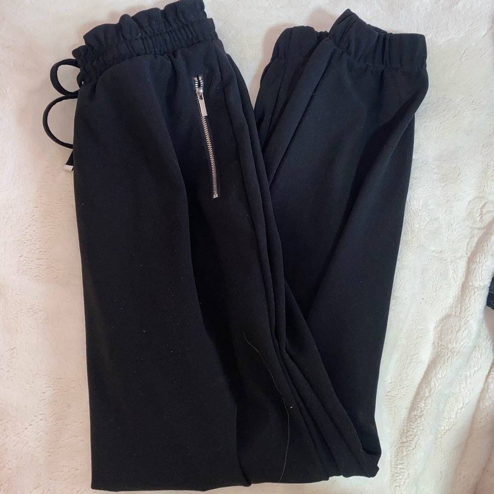 Black Drawstring Pants